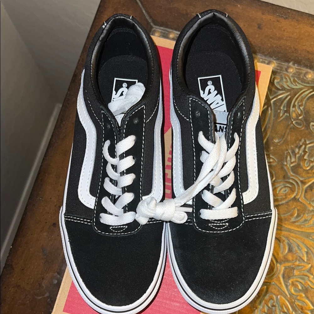 Vans Classic Black and White Old Skool Sneakers